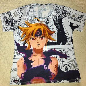 MELIODAS DEMON WOMEN SIZE AND CUT FULL PRINT